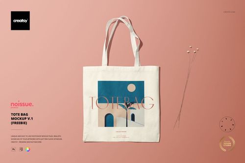 Free Tote Bag Mockup v.1 | Creatsy®