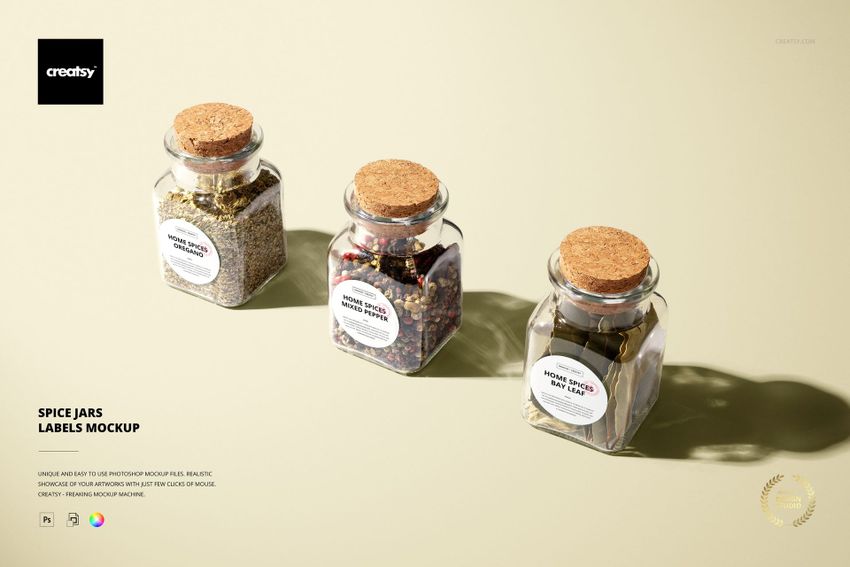 Spice Jar Bundle Set