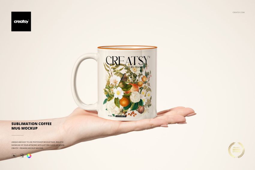 Sublimation Coffee Mug Mockup - mockup screenshot 1