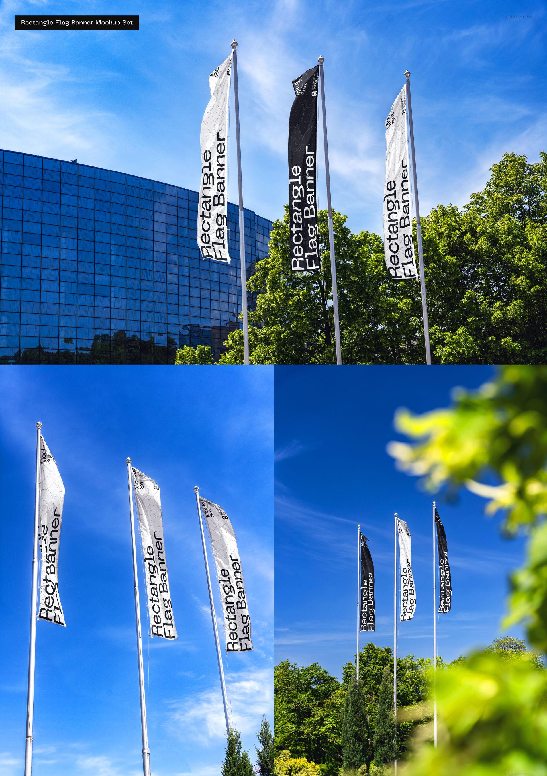 Outdoor Indoor Advertising Mockup Bundle