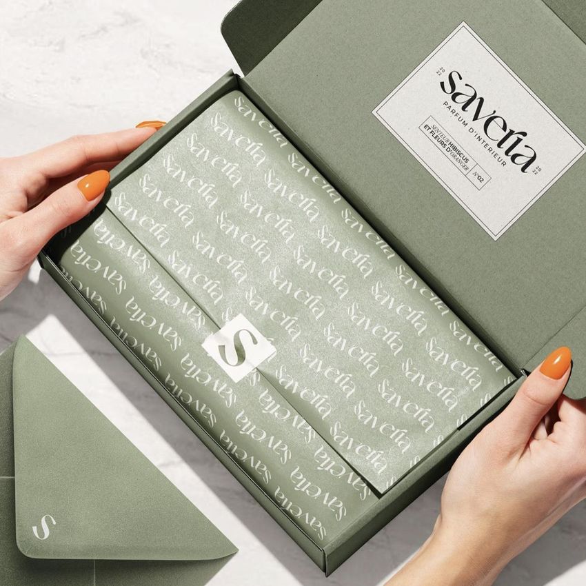 Saveria Visual Identity  by Dayenah Studio - Files in Use example