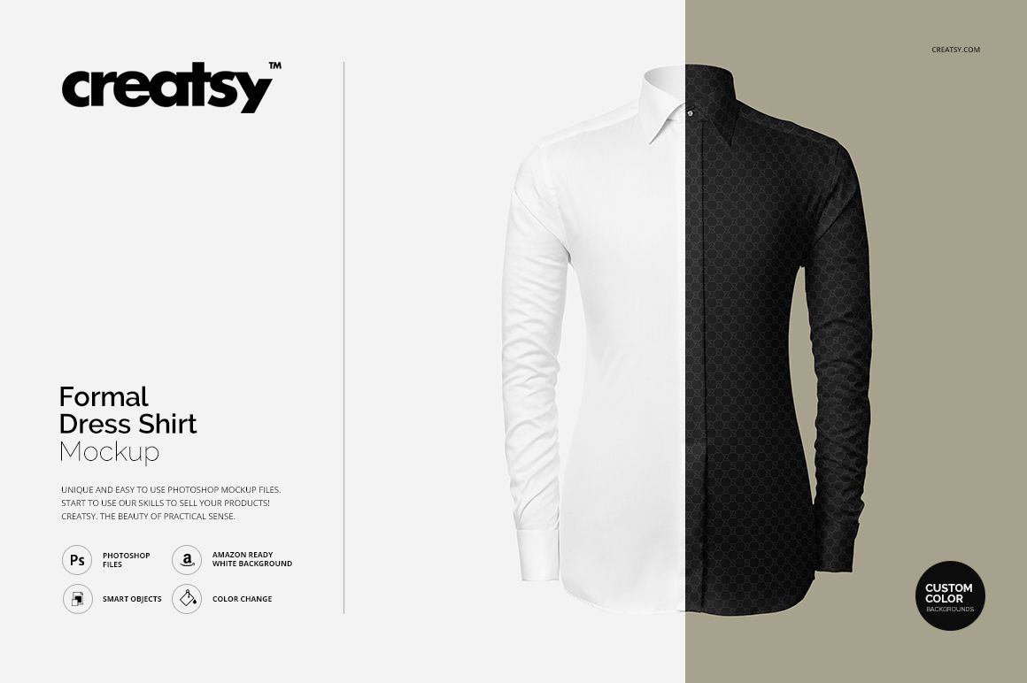 Formal Dress Shirt Mockup | Creatsy