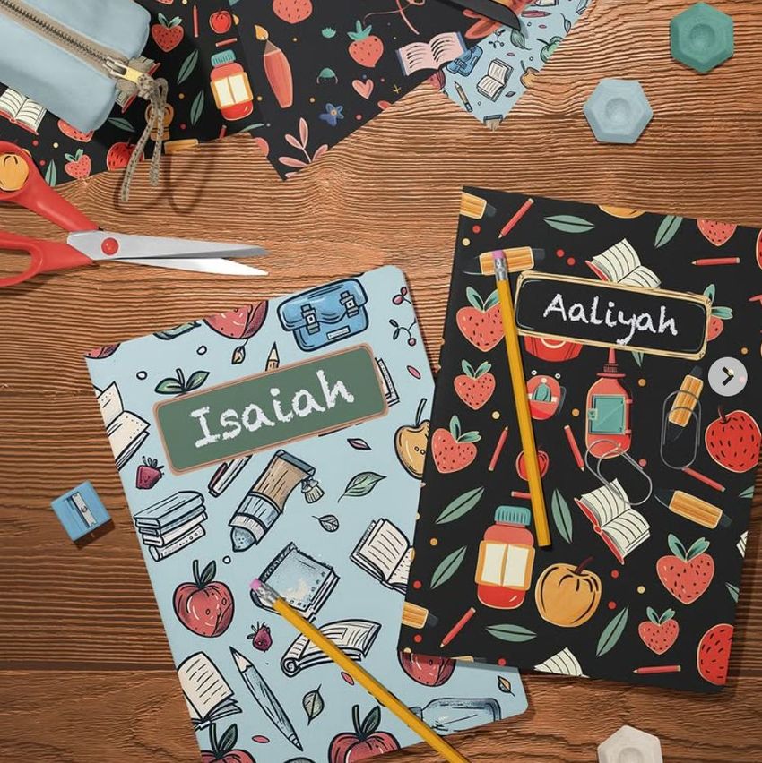 Seamless Teacher Pattern Pack by Electraink Design  - Files in Use example