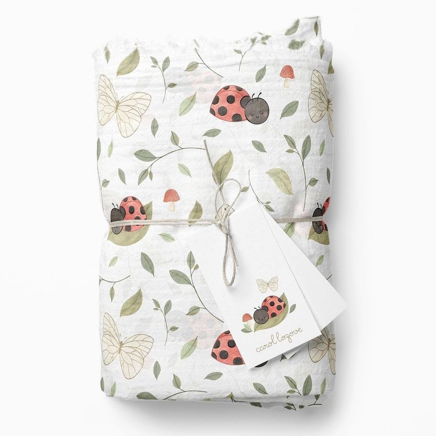 Ladybug in the Garden IV by Carol Lozove - Files in Use example