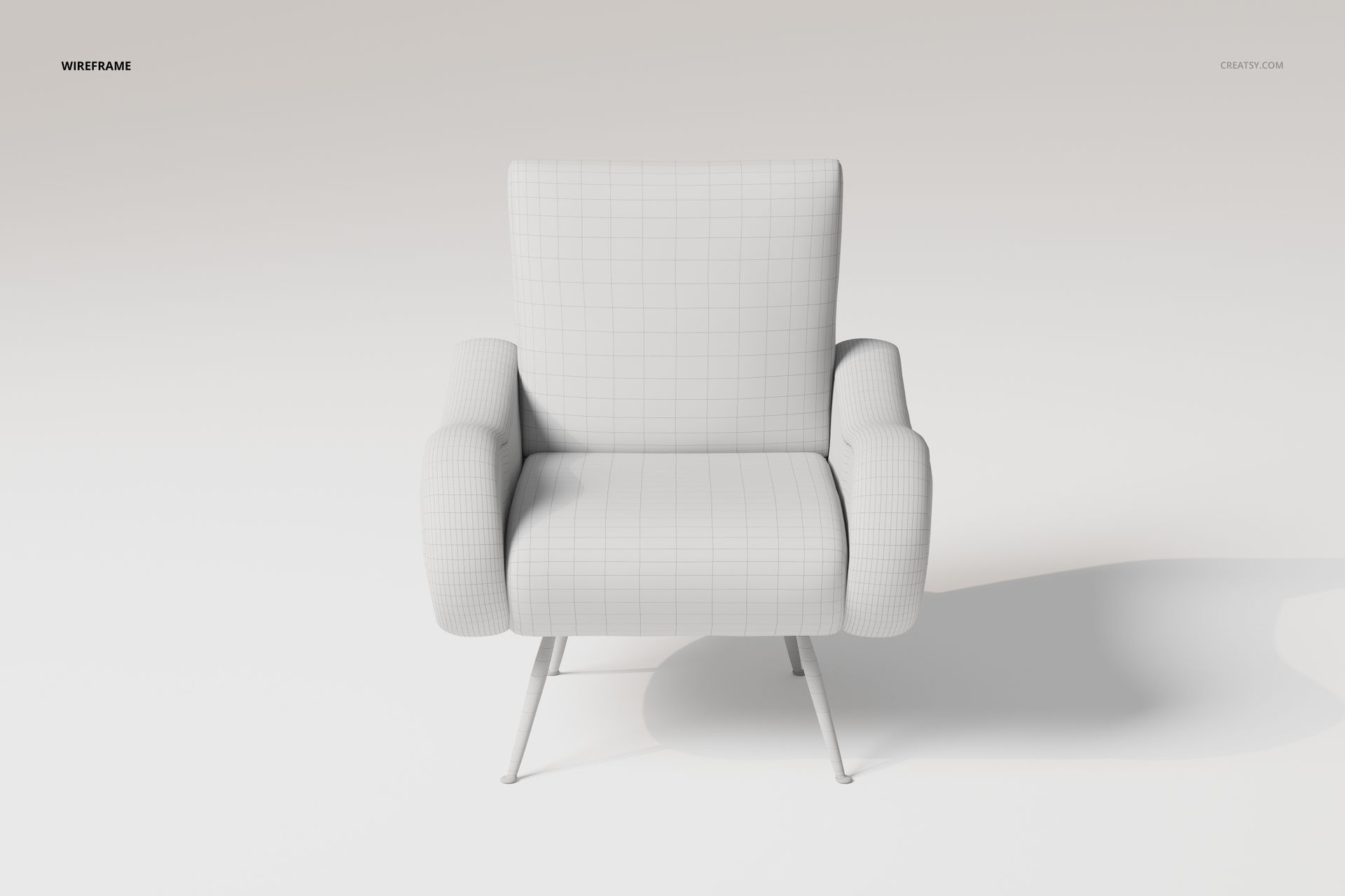 Lady Lounge Chair 3D Model - mockup screenshot 6