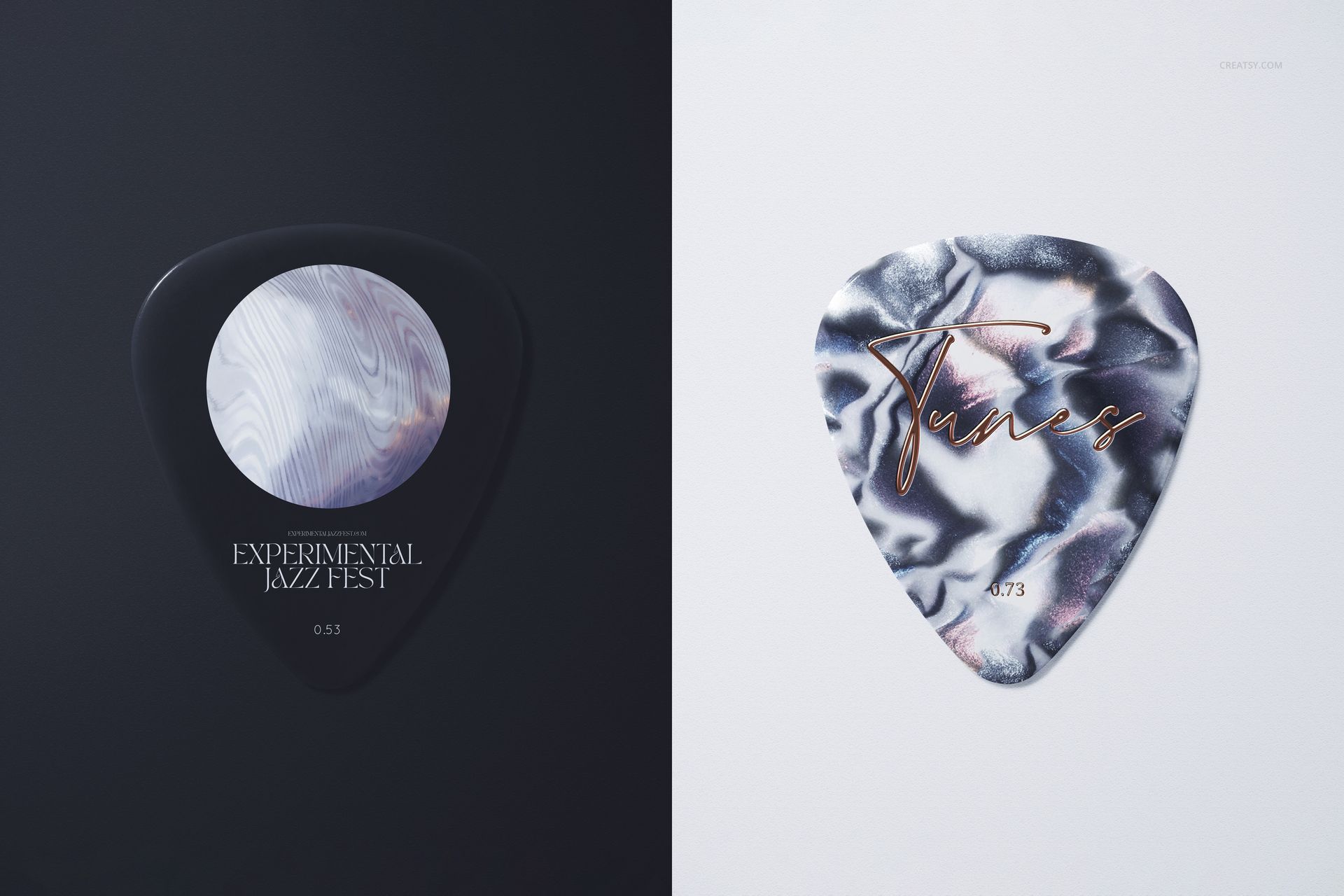 Guitar Pick Mockup Set (many types) - mockup screenshot 6