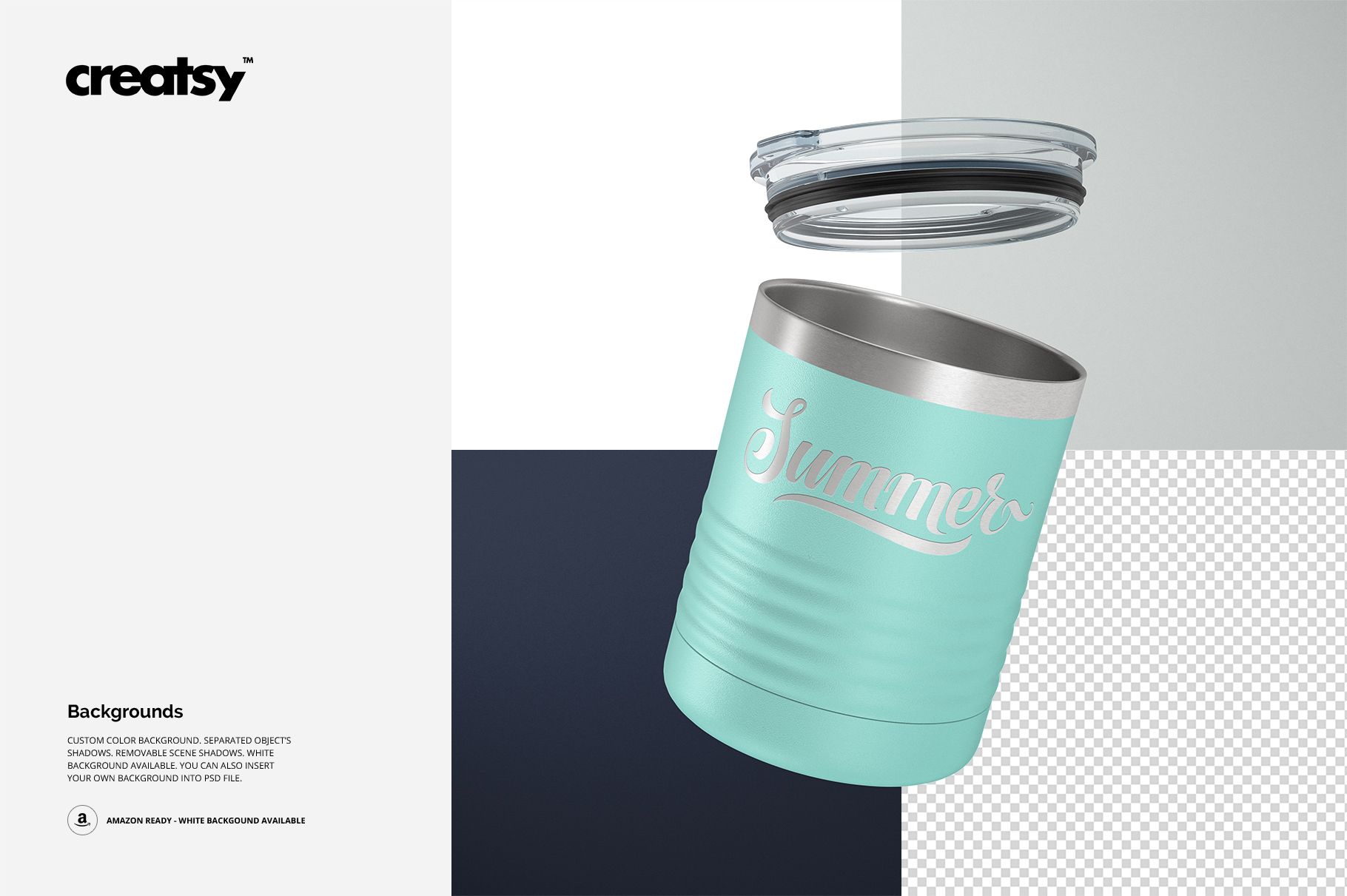 Ringneck 10 oz Vacuum Insulated Tumbler Mockup Set - mockup screenshot 15