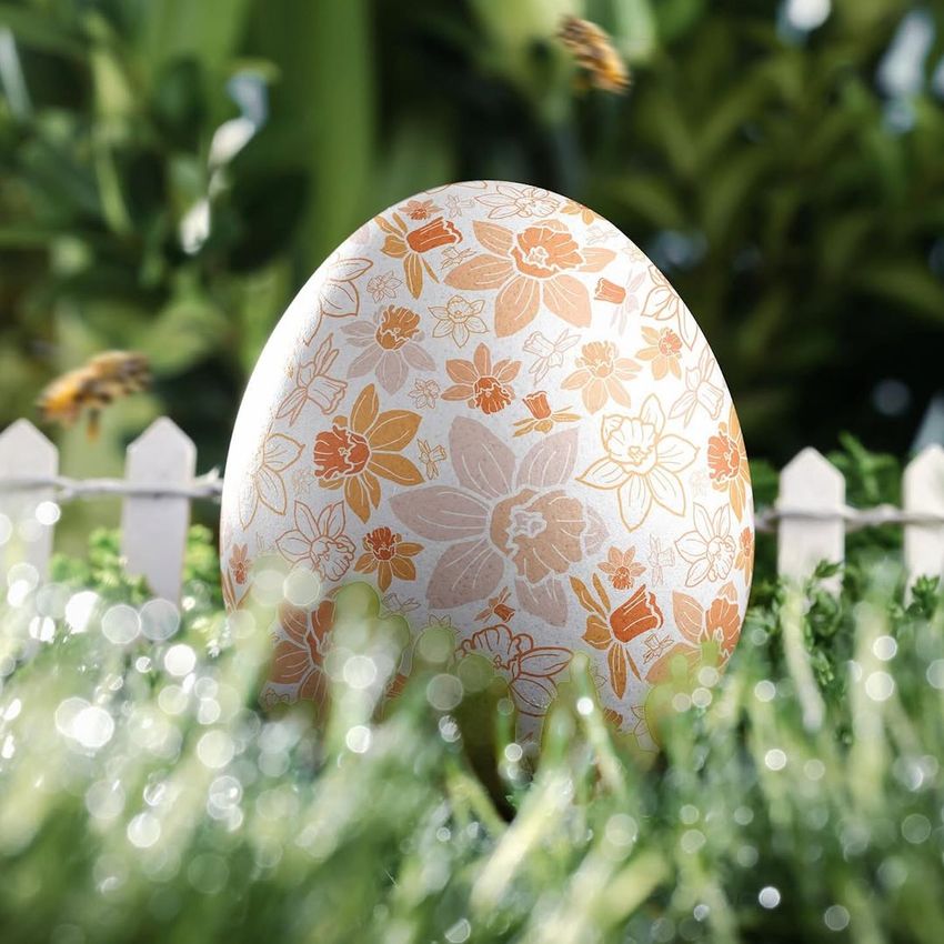 Orange Daffodils by Starlight Design - Files in Use example