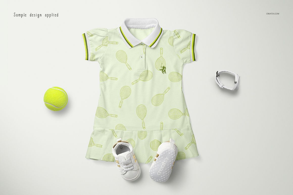 Polo Dress Mockup Set (45/LFv.1) - mockup screenshot 3
