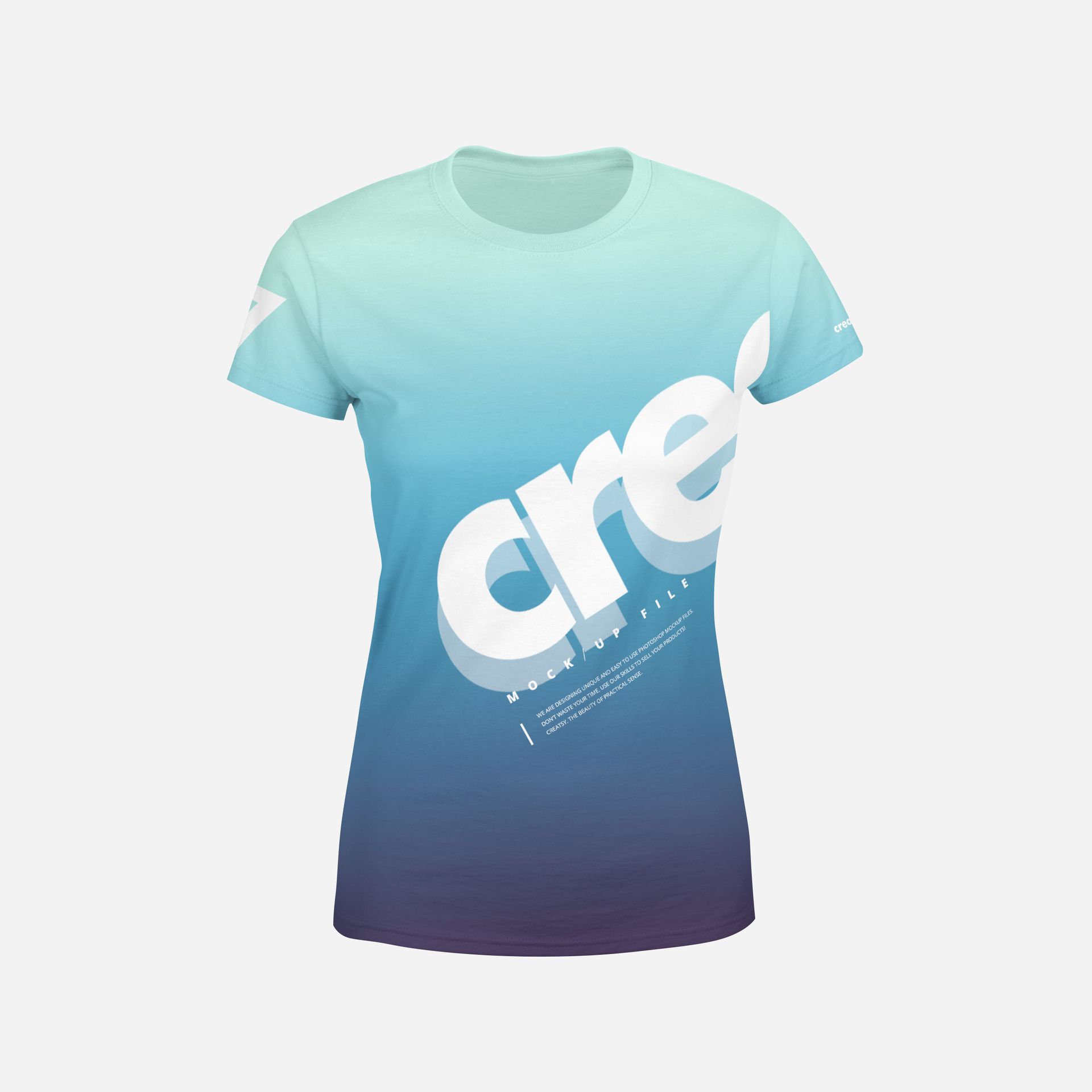 Women T-shirt Mockup Set