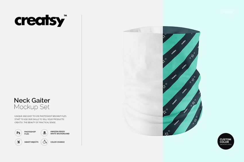 Neck Gaiter Mockup Set - mockup screenshot 1