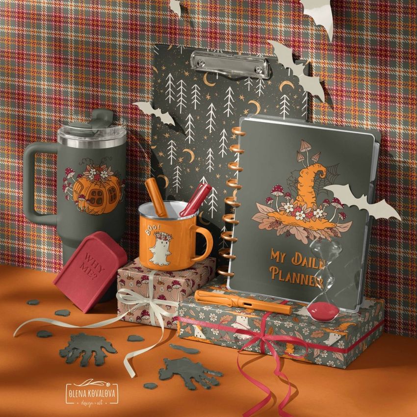 Romantic Halloween by Olena Kovalova - Files in Use example