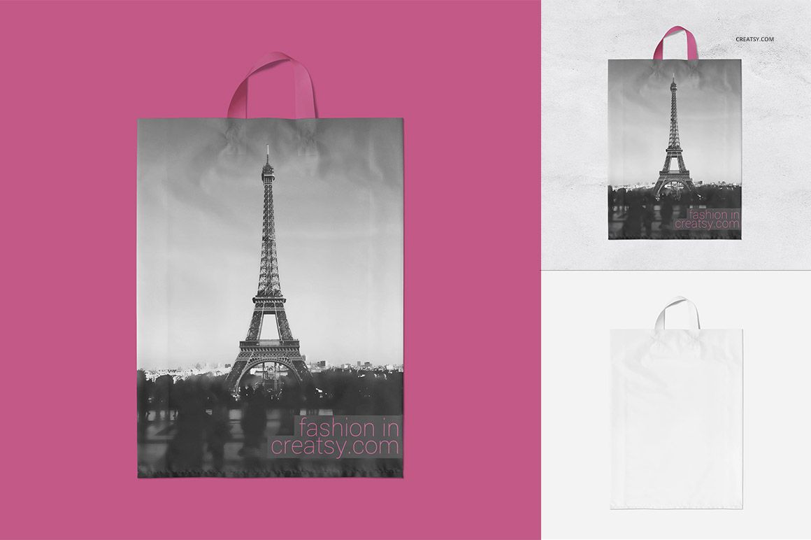 Plastic Bags Mockup Set - mockup screenshot 2