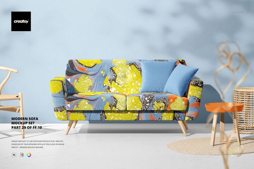 Modern Sofa Mockup Set - mockup screenshot 1