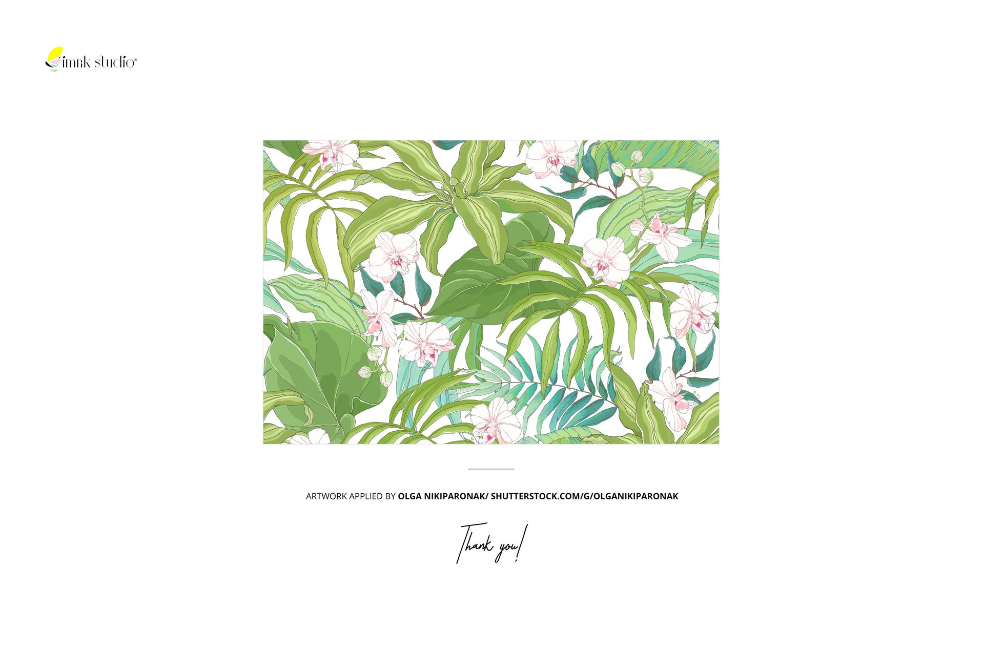 PSD mockup showing a stack of fabrics with botanical leaf and flower print placed atop cactus pads, front perspective.
