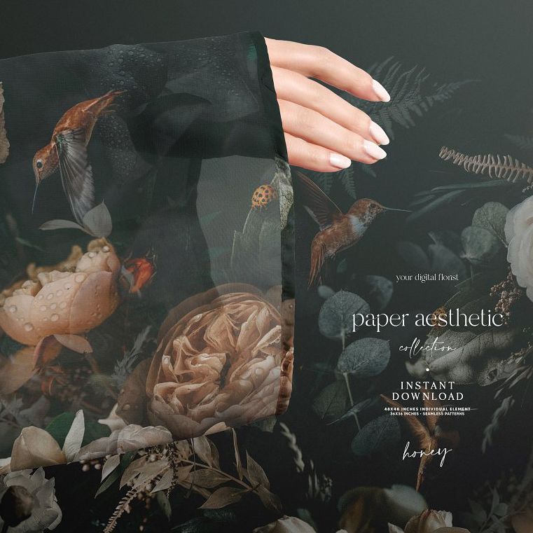 Honey Pattern  by Paper Aesthetic - Files in Use example