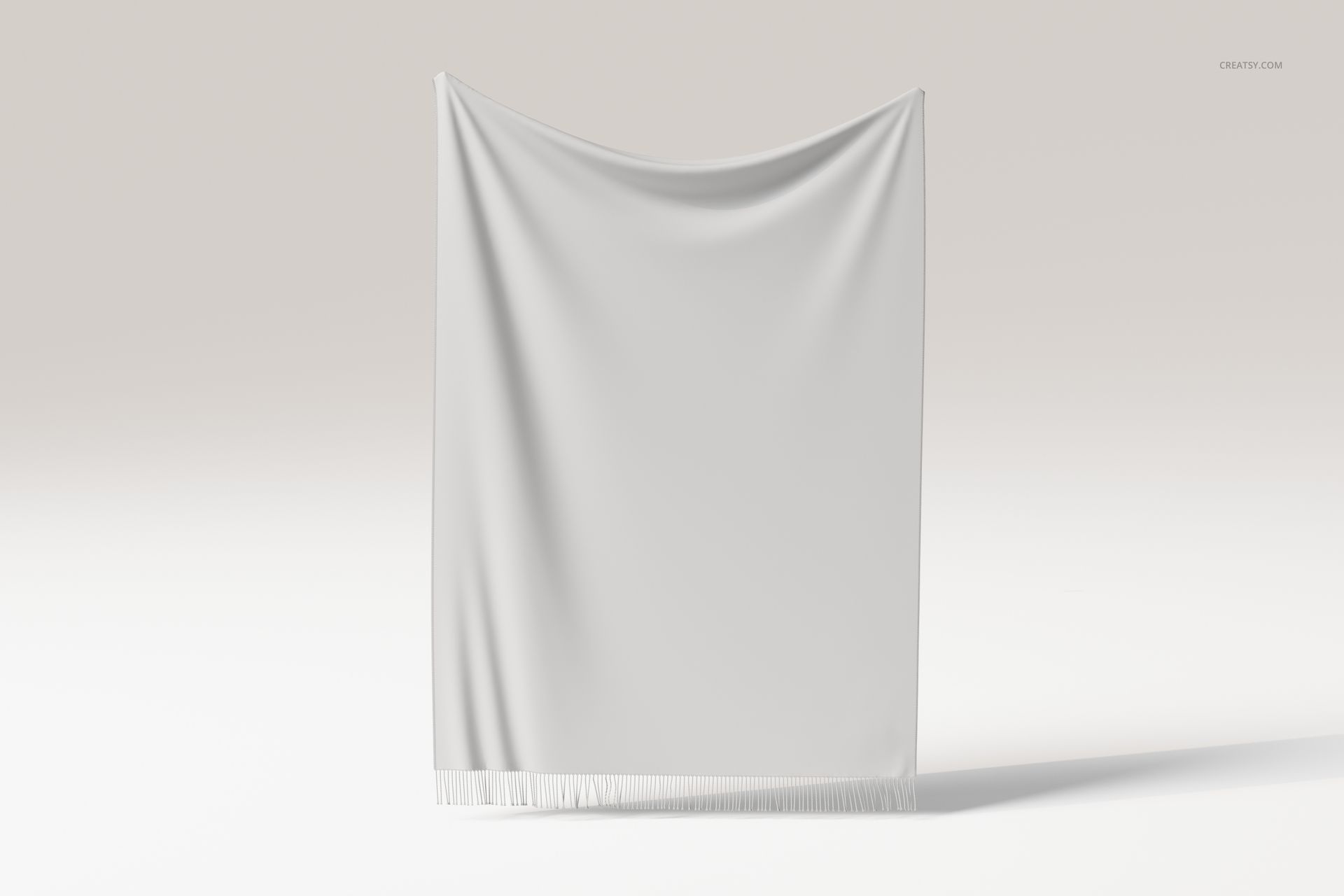 Fringed Tapestry Blanket 3D Model - mockup screenshot 4