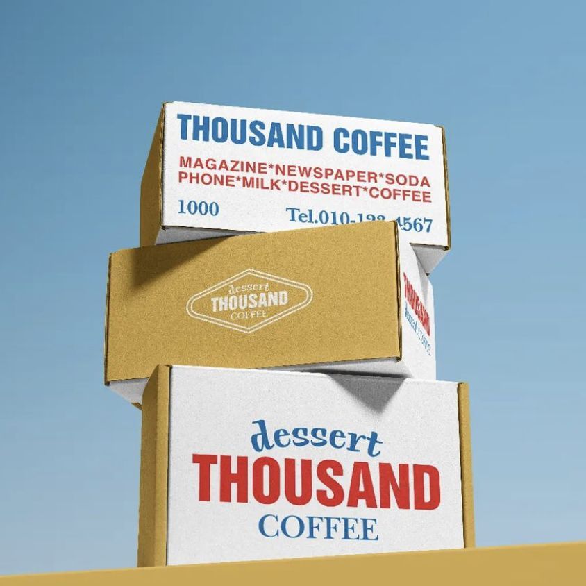 Thousand Visual Identity  by Dear Design  - Files in Use example