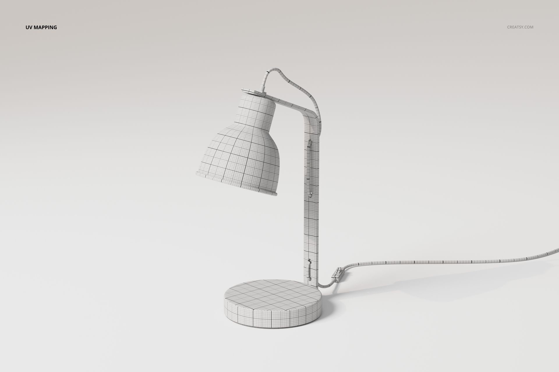 Pivot Table Lamp 3D Model - mockup screenshot 4