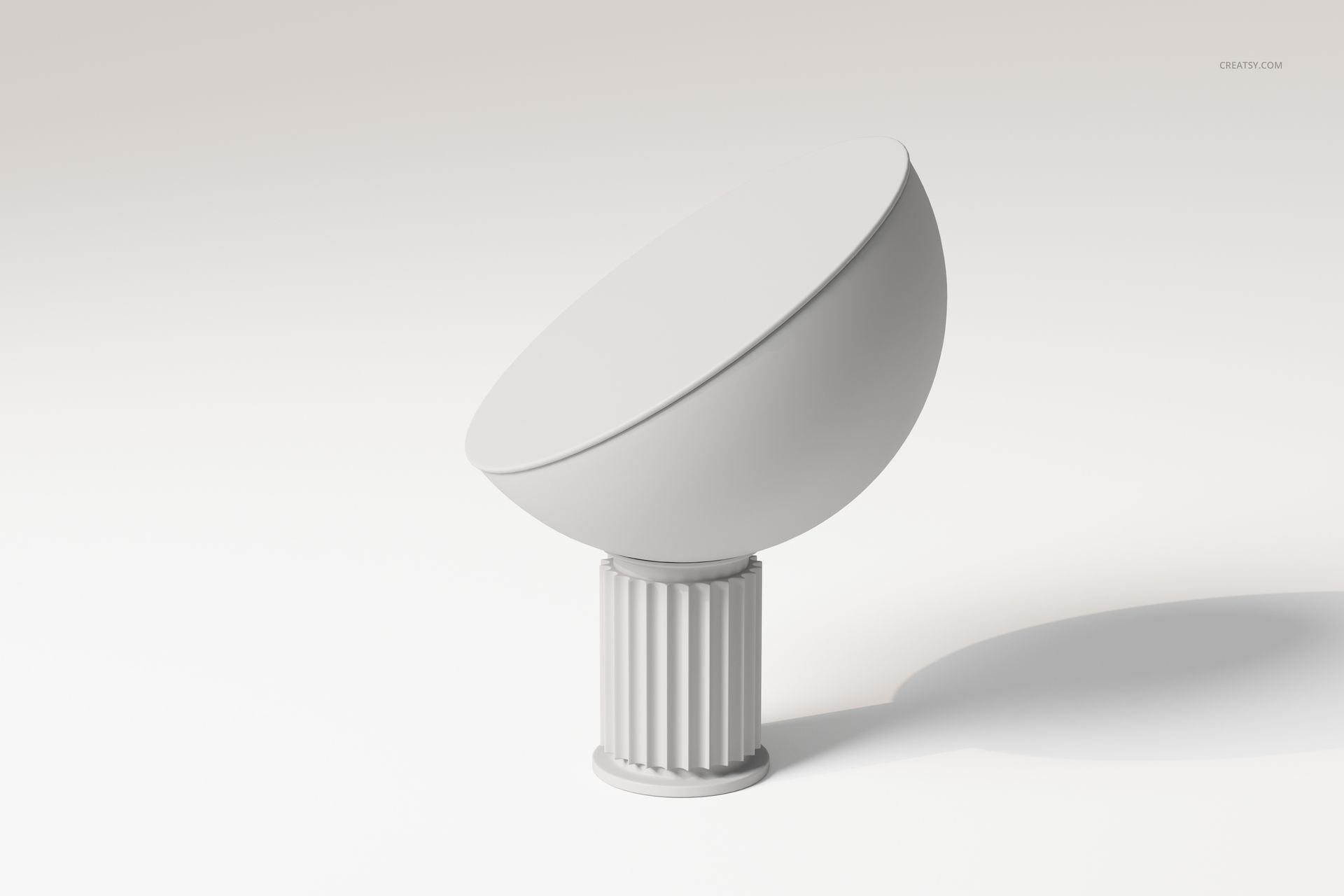 Radar Table Lamp 3D Model - mockup screenshot 3