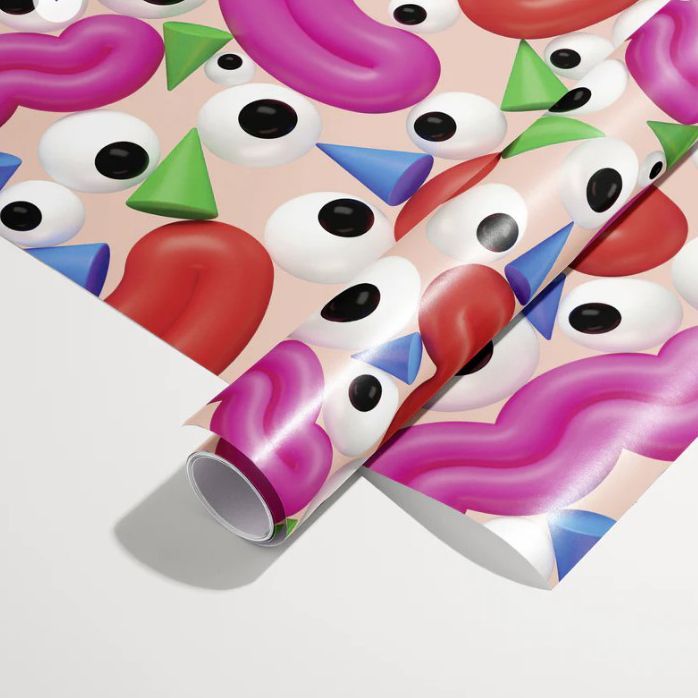 Facebits Wrapping Paper  by Givewrap - Files in Use example