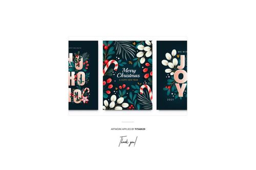 Christmas picture frame mockup featuring a wooden frame surrounded by snow, festive greenery, and candy canes.