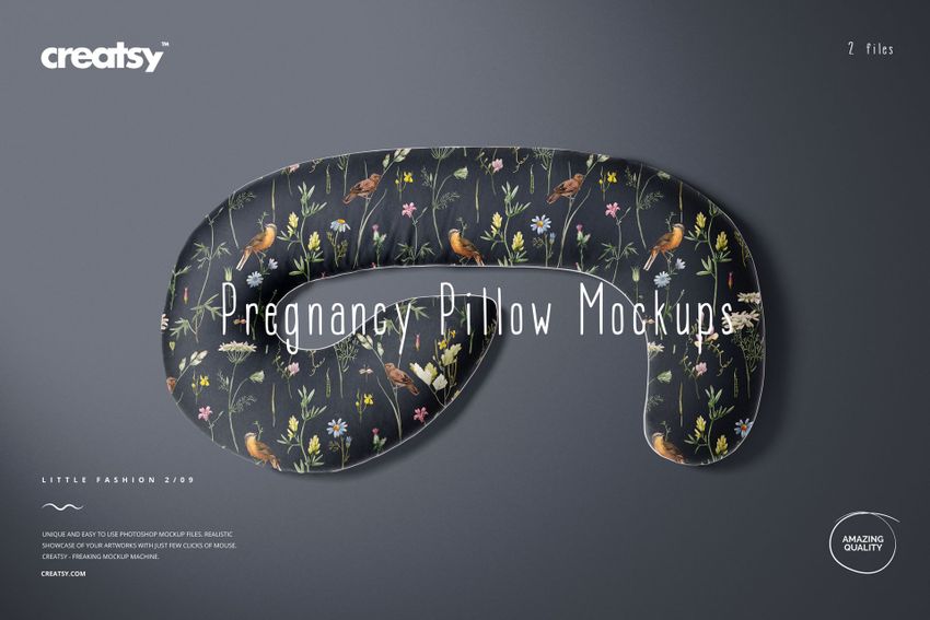 Pregnancy Pillow Mockup Set (09/LFv.2) - mockup screenshot 1