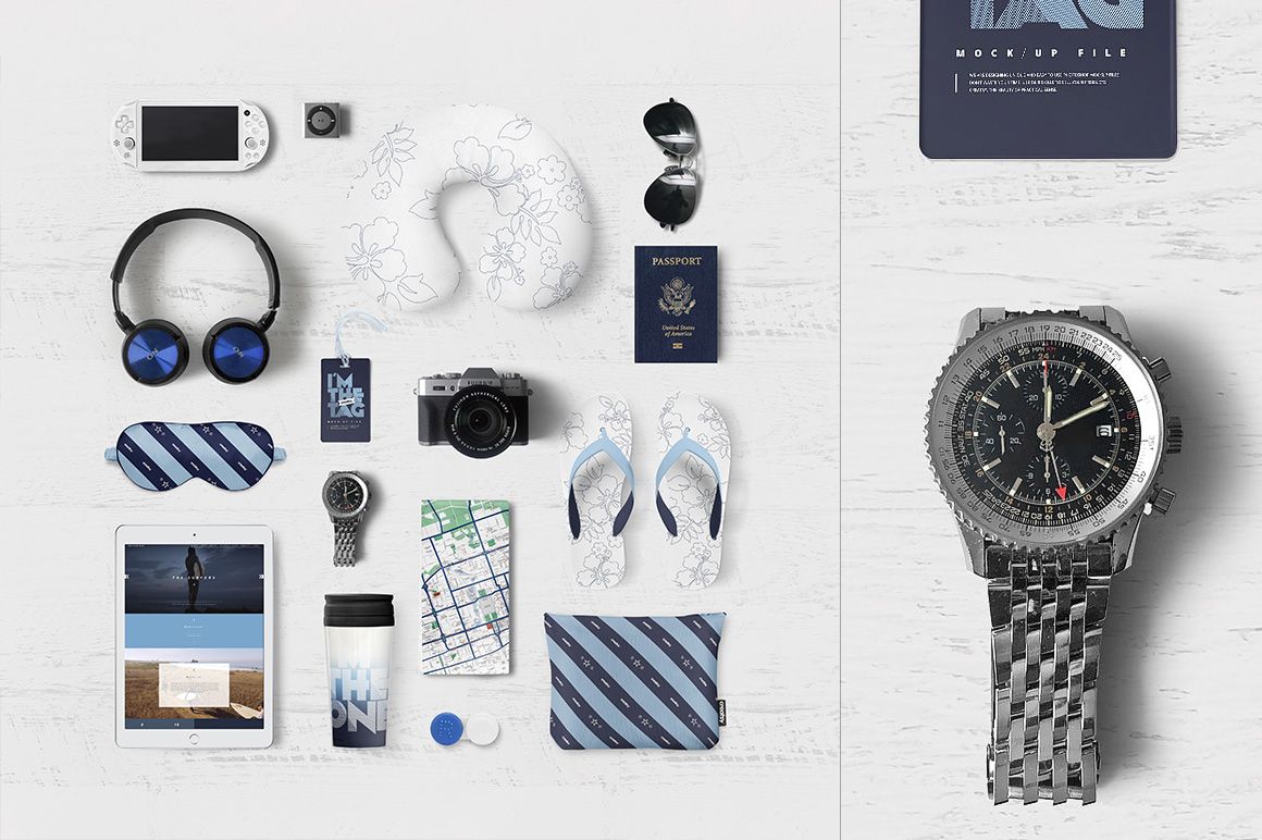 Travel Identity Mockup - mockup screenshot 2