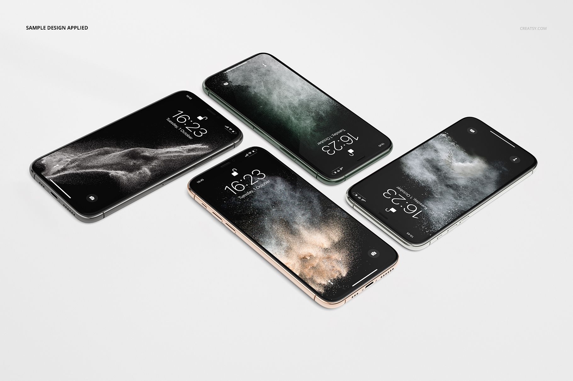 iPhone 11 Pro Display Mockup Set - mockup screenshot 6