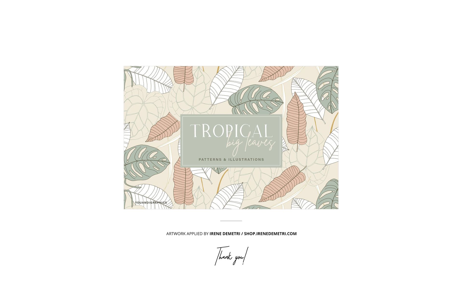 Stacked Fabric Samples on White Blooms Mockup - mockup screenshot 4