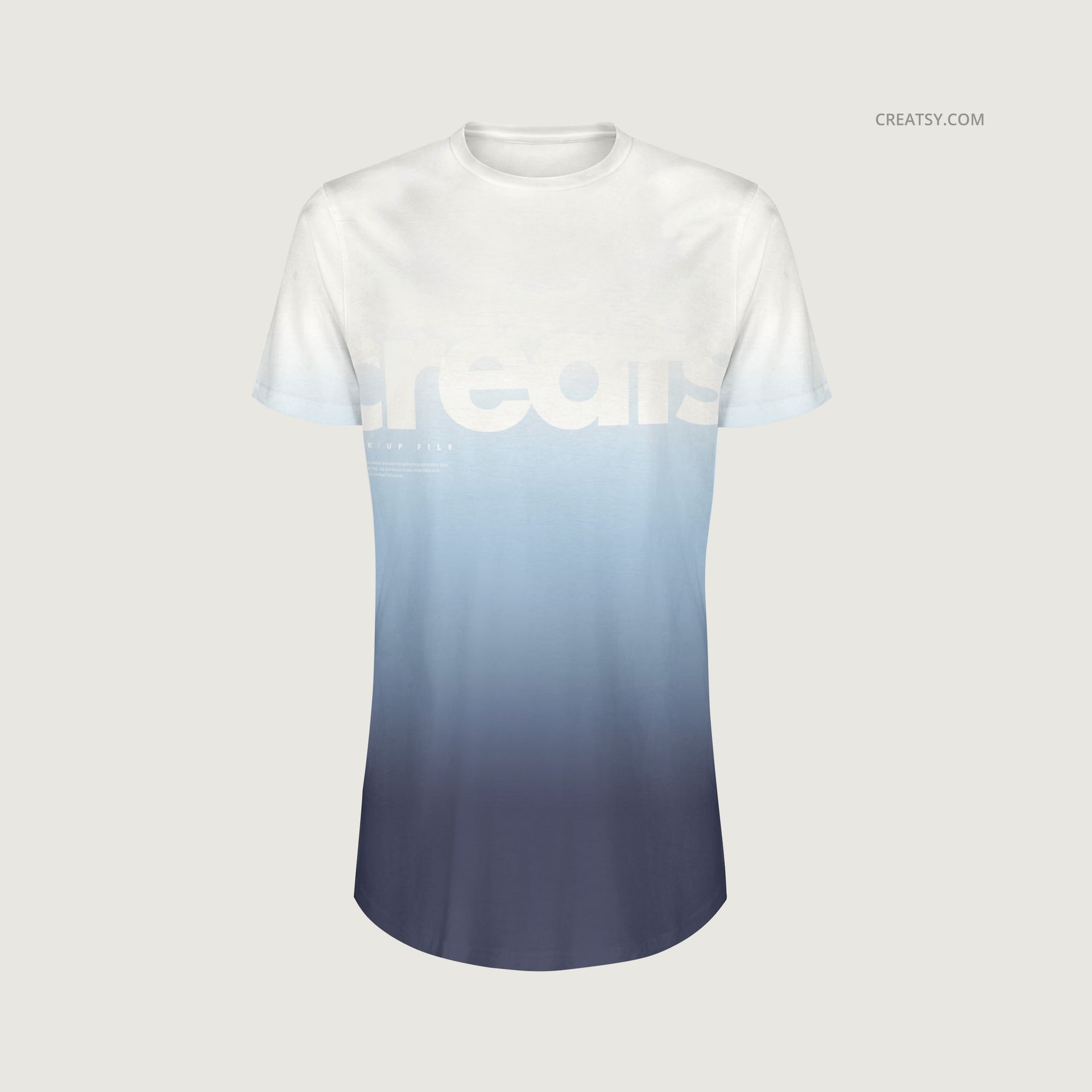 Longline T-shirt Mockup Set