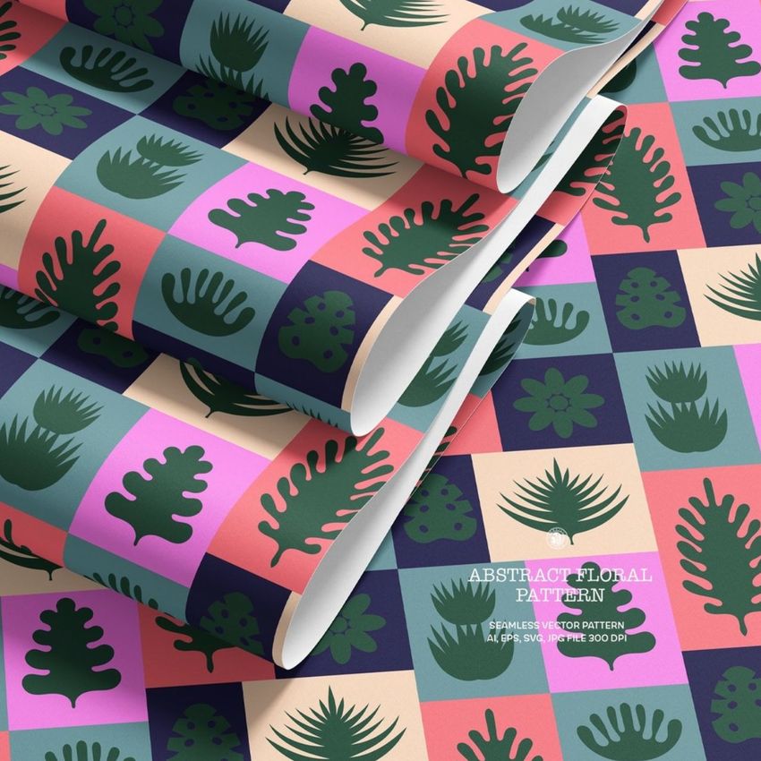 Abstract Floral by Webvilla Studio - Files in Use example