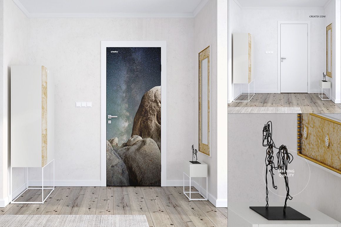 Door Murals Mockup Set - mockup screenshot 5