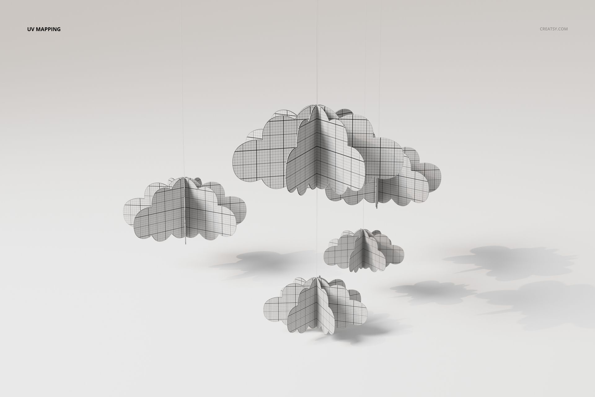 Little Clouds Baby Mobile 3D Model - mockup screenshot 5