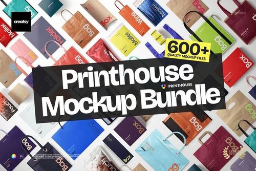 Printhouse Mockups Bundle v.1