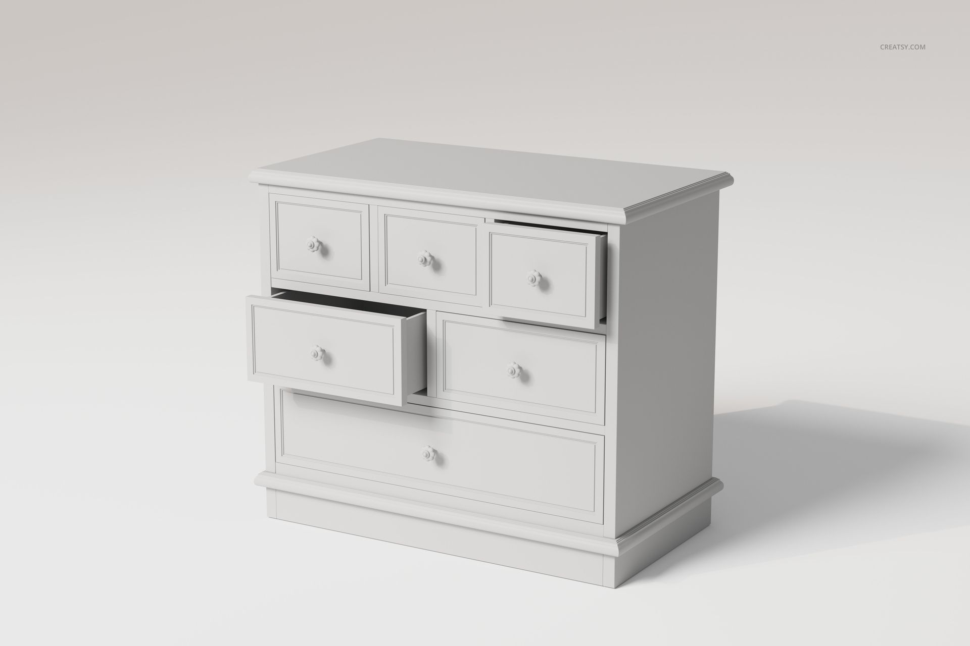 Raised Panel Chest of Drawers - mockup screenshot 3