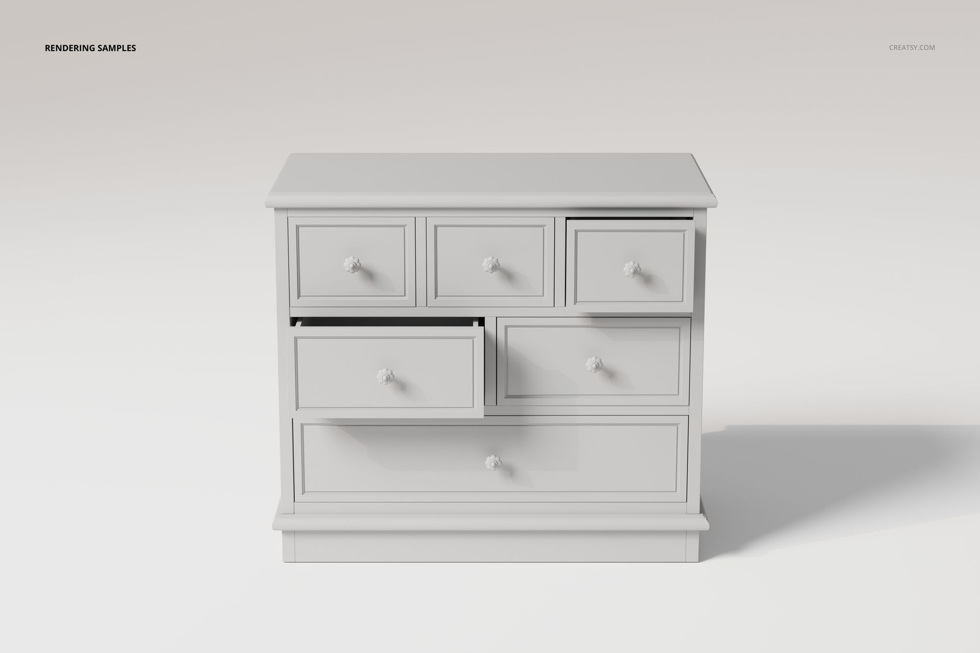 Raised Panel Chest of Drawers - mockup screenshot 2