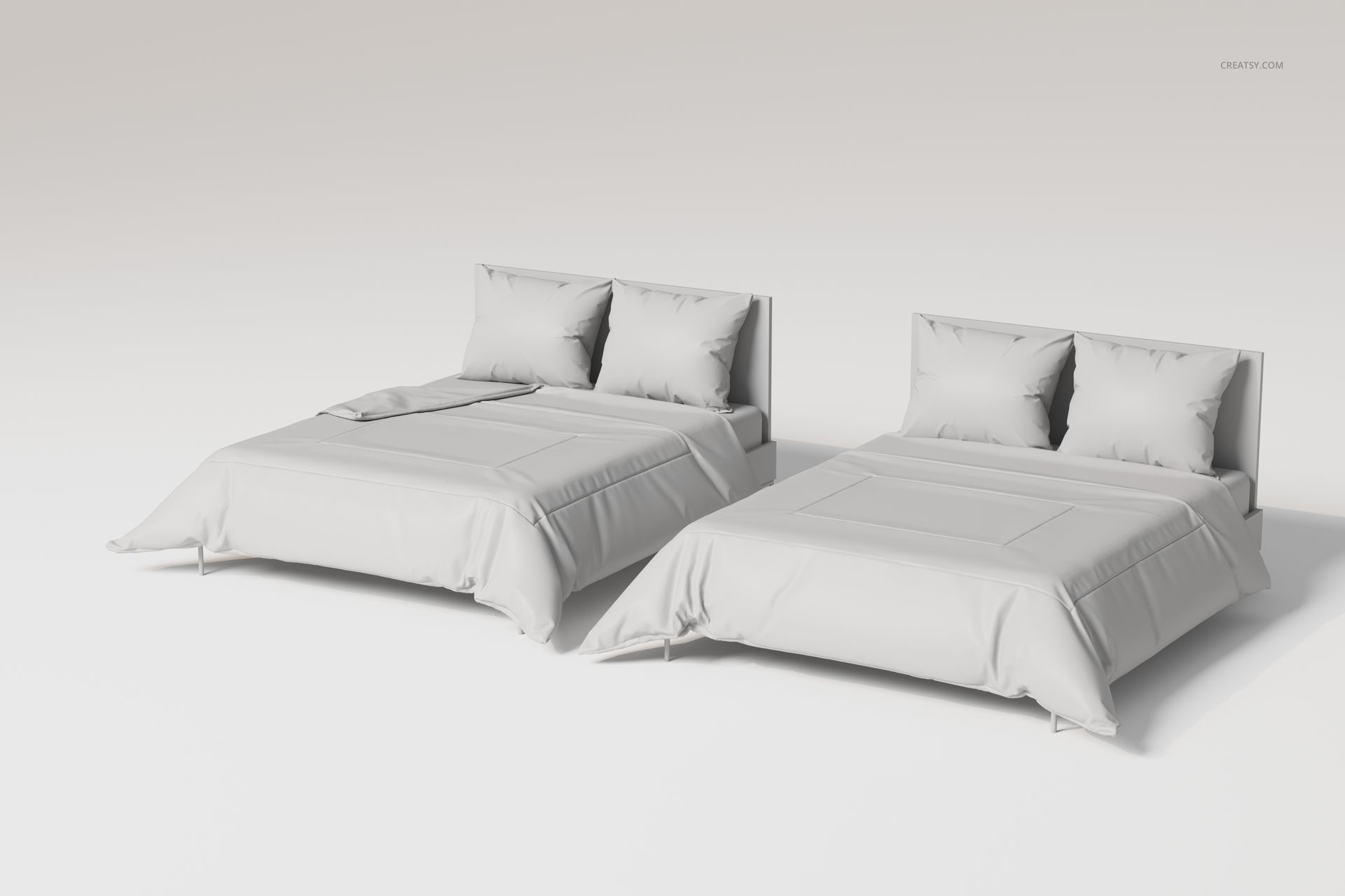 Modern Bedding Sets 3D Model - mockup screenshot 3