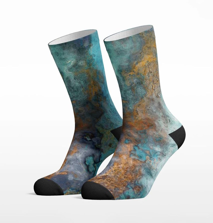 Gentle Mercy Socks by Carolyn Finnell - Files in Use example