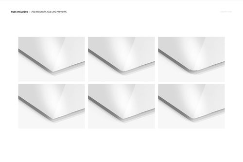 PSD mockup featuring six detailed close-ups of white aluminum print corners with distinct edge finishes and shadows.
