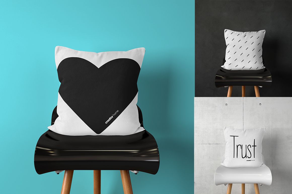 Throw Pillow Set Mockup - mockup screenshot 5