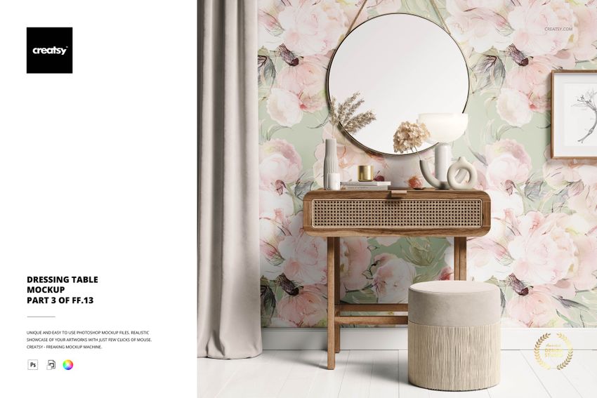 Dressing Table Mockup - mockup screenshot 1