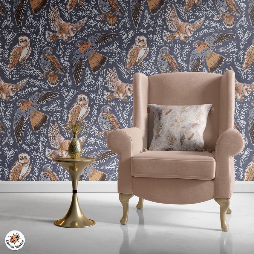 Owl Pattern  by Elaine Bozza - Files in Use example