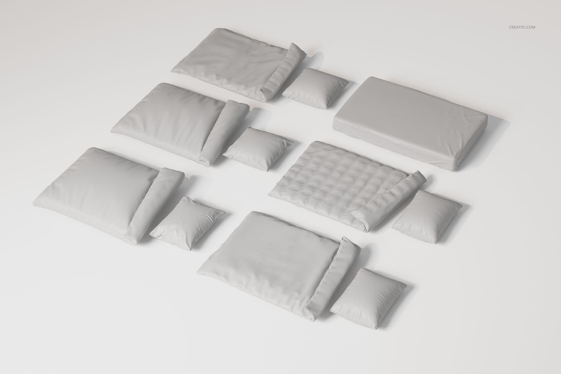 German & Austrian Bedding Sets 3D Model - mockup screenshot 4
