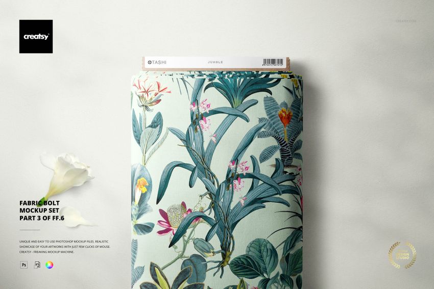 Fabric Bolt Mockup Set (3/FFv.6) - mockup screenshot 1
