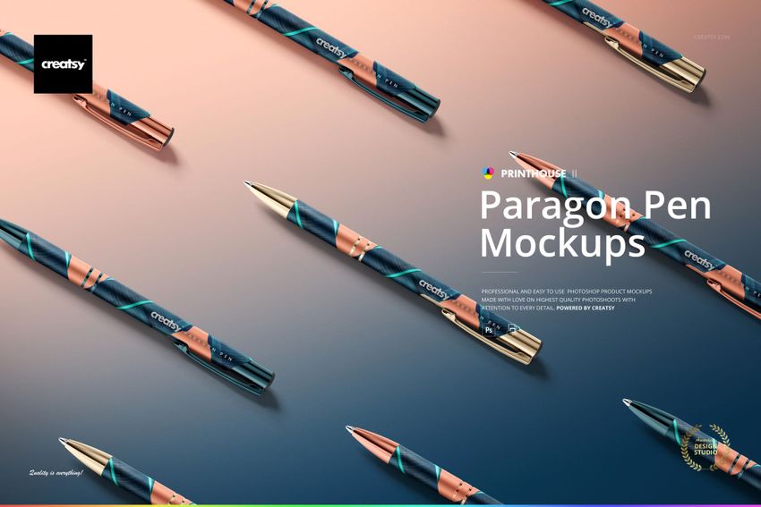 Paragon Pen Mockup Set - mockup screenshot 1