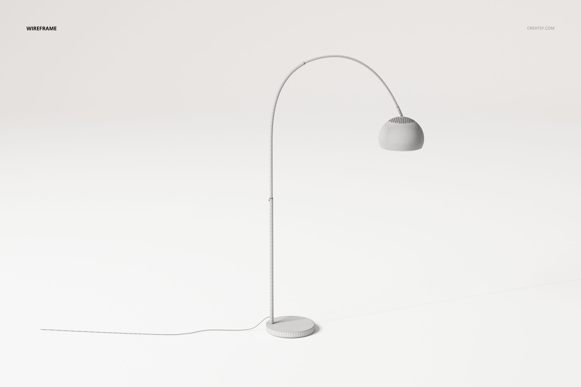 Flexible Floor Lamp 3D Model - mockup screenshot 6