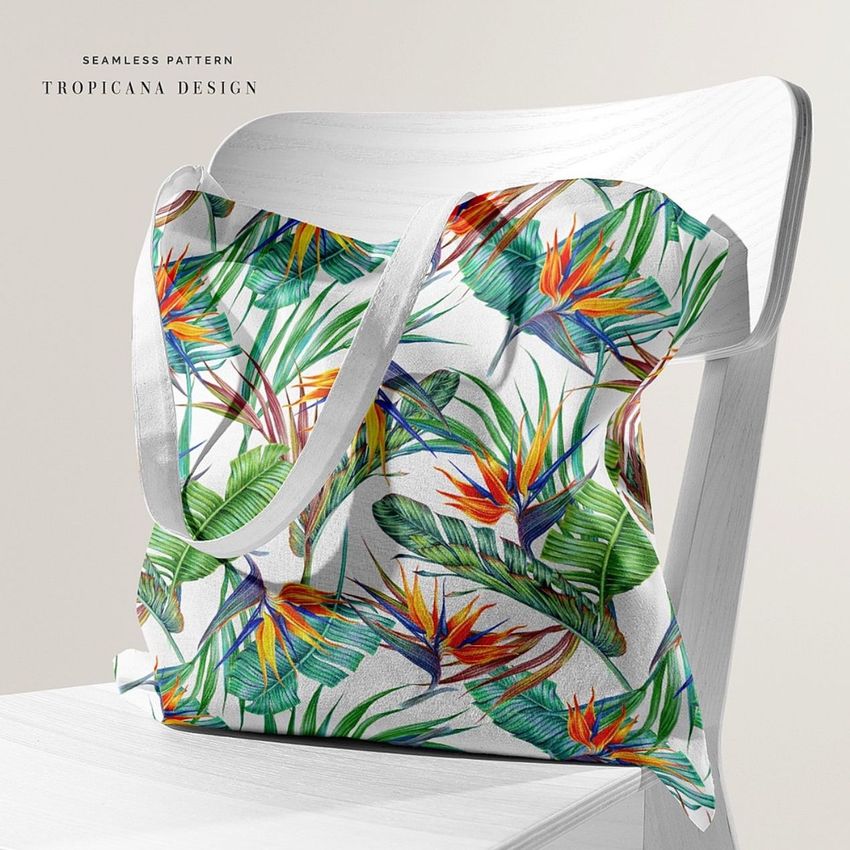 Tropical Flowers  by Tropicana Design - Files in Use example
