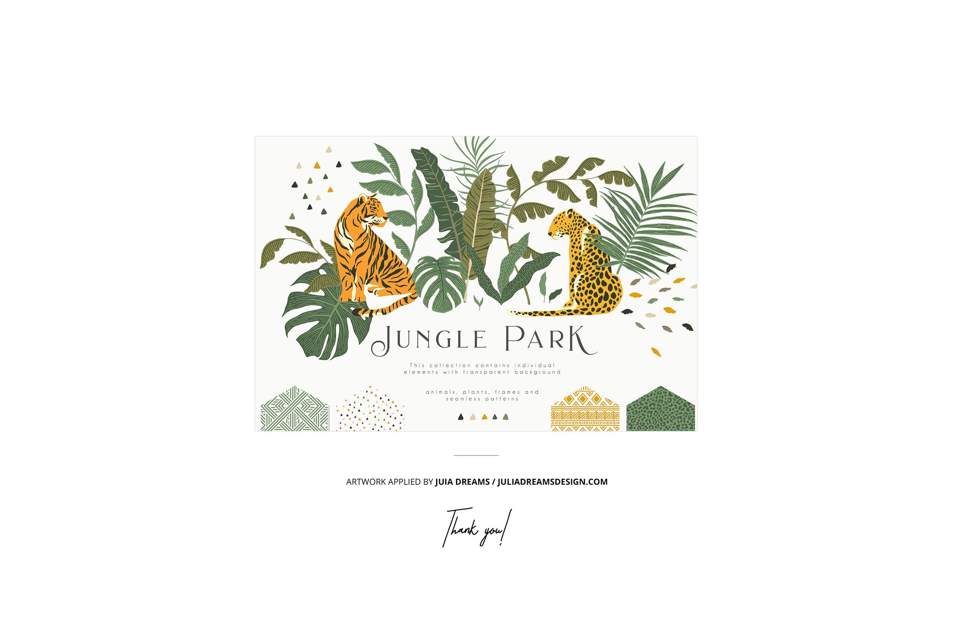PSD mockup showing a pile of decorative fabrics with jungle-inspired patterns placed outdoors on moss and bark.