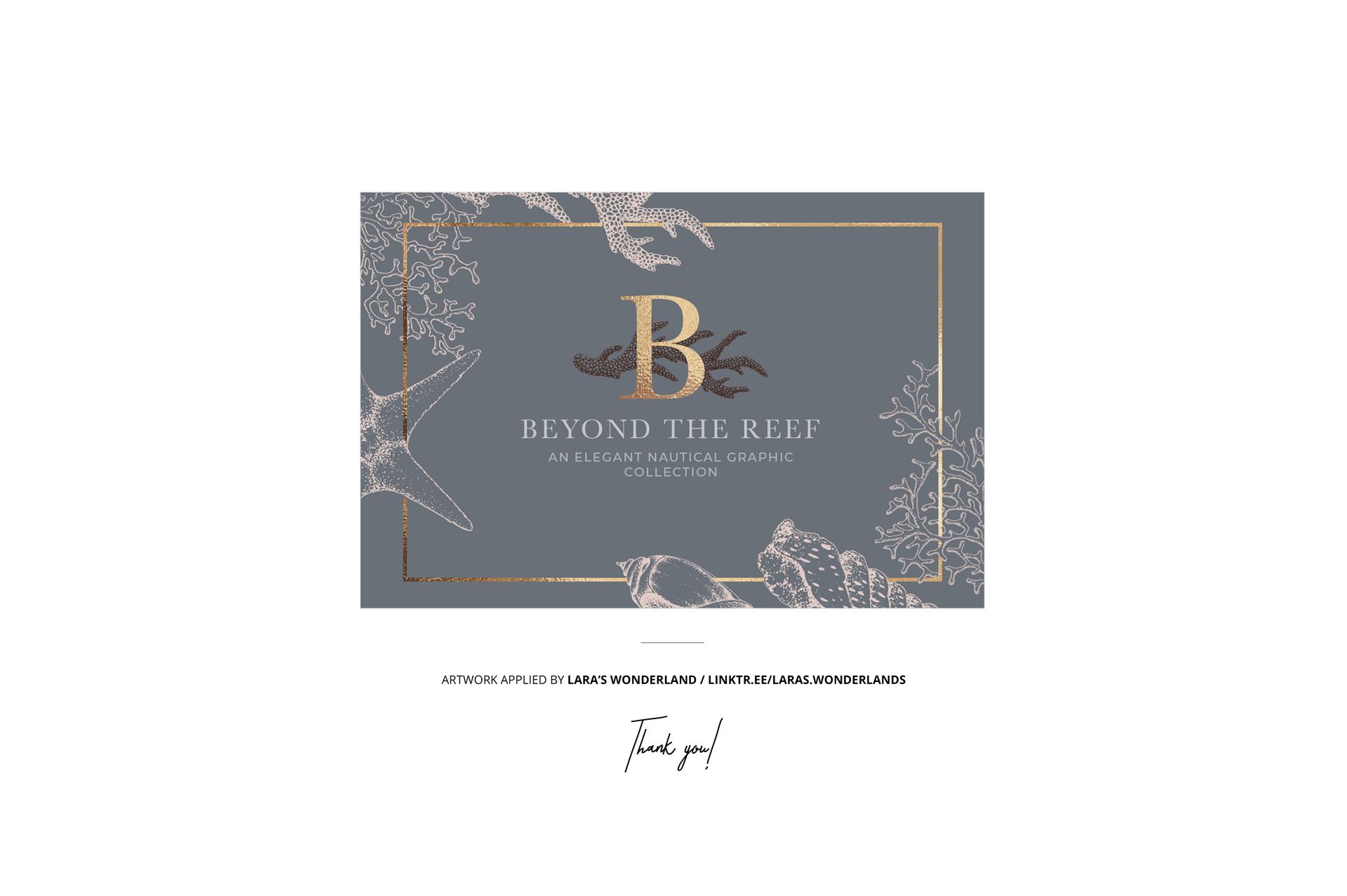 Folded fabric mockup featuring a rectangular swatch with a nautical graphic design in muted blue and gold tones.